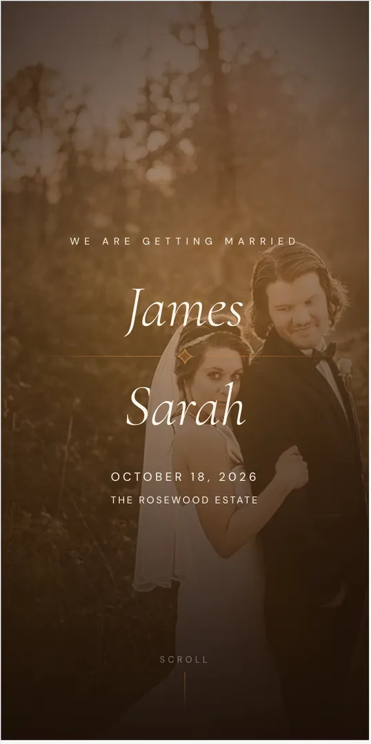The In Our Favourite Light invitation